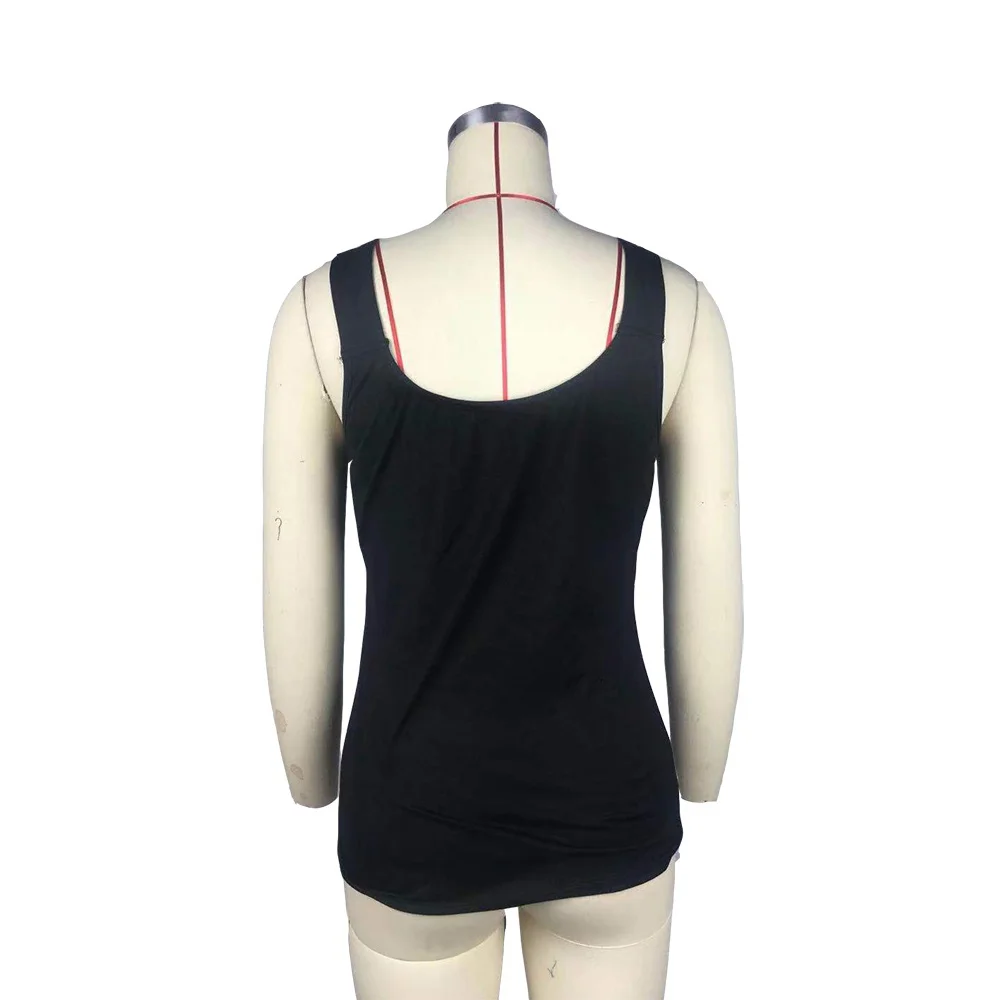 Women Summer Fashion V Neck Tank Casual Solid Color Lace Sleeveless Sexy Shirts Slim Tops