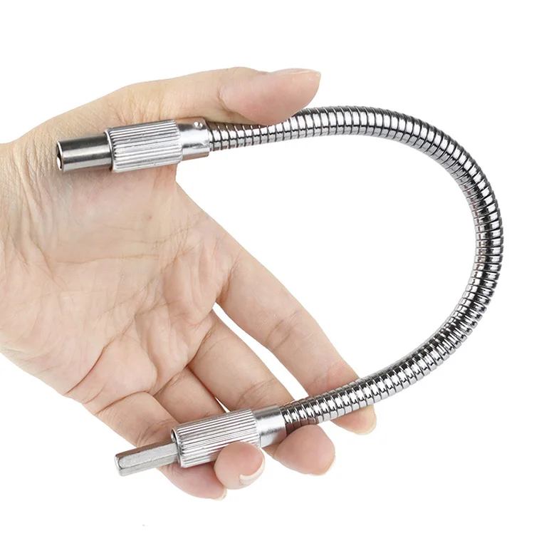 Hex Flexible Hose Screwdriver Extension Bit Holder Flex Screwdriver Extension Adapter DIY Hand Tools