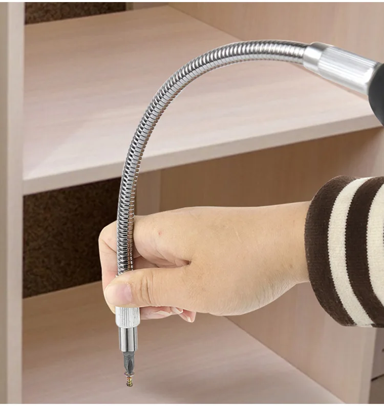 Hex Flexible Hose Screwdriver Extension Bit Holder Flex Screwdriver Extension Adapter DIY Hand Tools