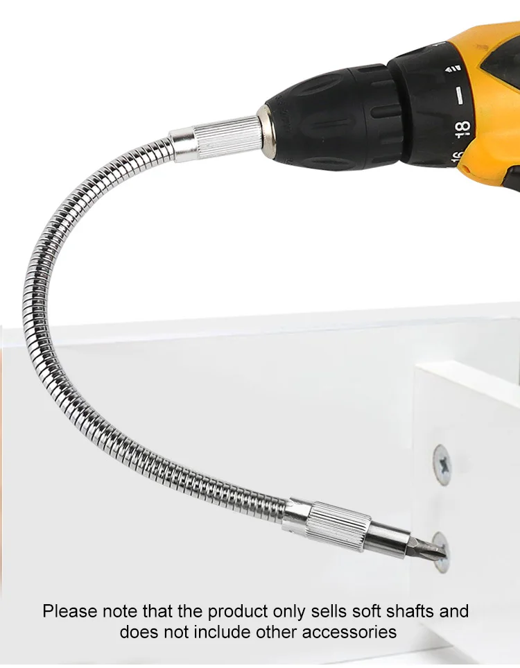 Hex Flexible Hose Screwdriver Extension Bit Holder Flex Screwdriver Extension Adapter DIY Hand Tools