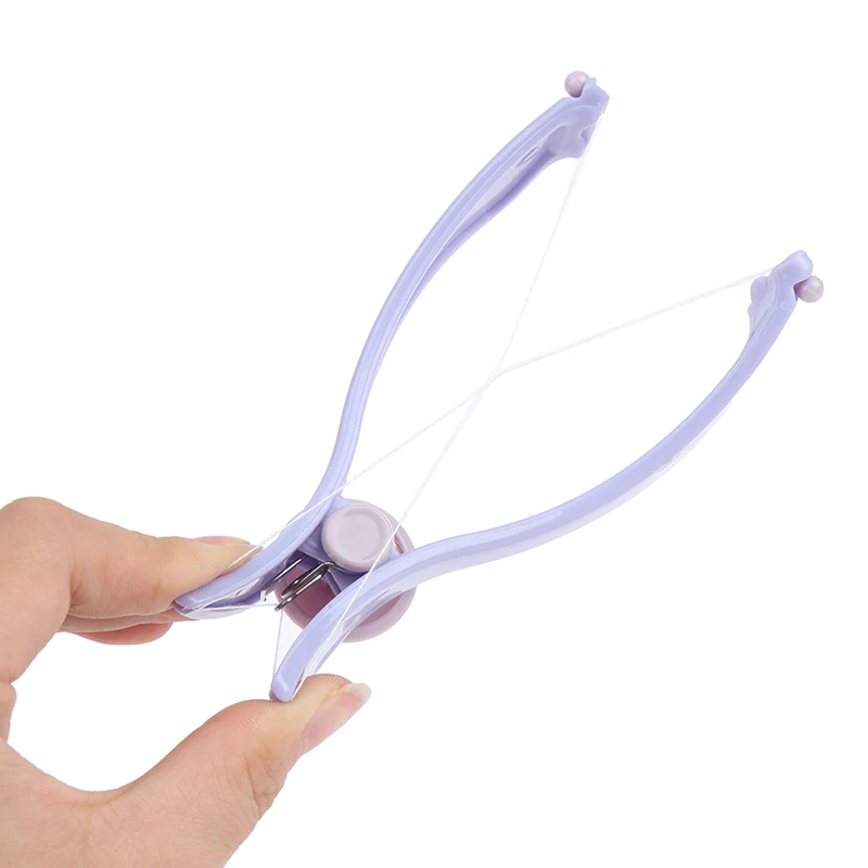 Women Hair Removal Epilator Mini Facial Hair Remover Spring Threading Face Defeatherer for Cheeks Eyebrow DIY Makeup Beauty Tool