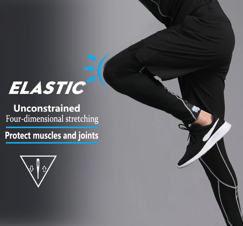 New Men's Thermal Underwear Sets Compression Sport Suit Sweat Quick Drying Thermo Underwear Men Clothing Long Johns Sets