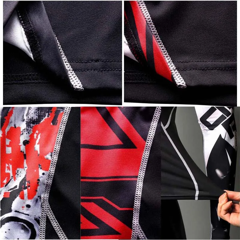 New Men's Thermal Underwear Sets Compression Sport Suit Sweat Quick Drying Thermo Underwear Men Clothing Long Johns Sets