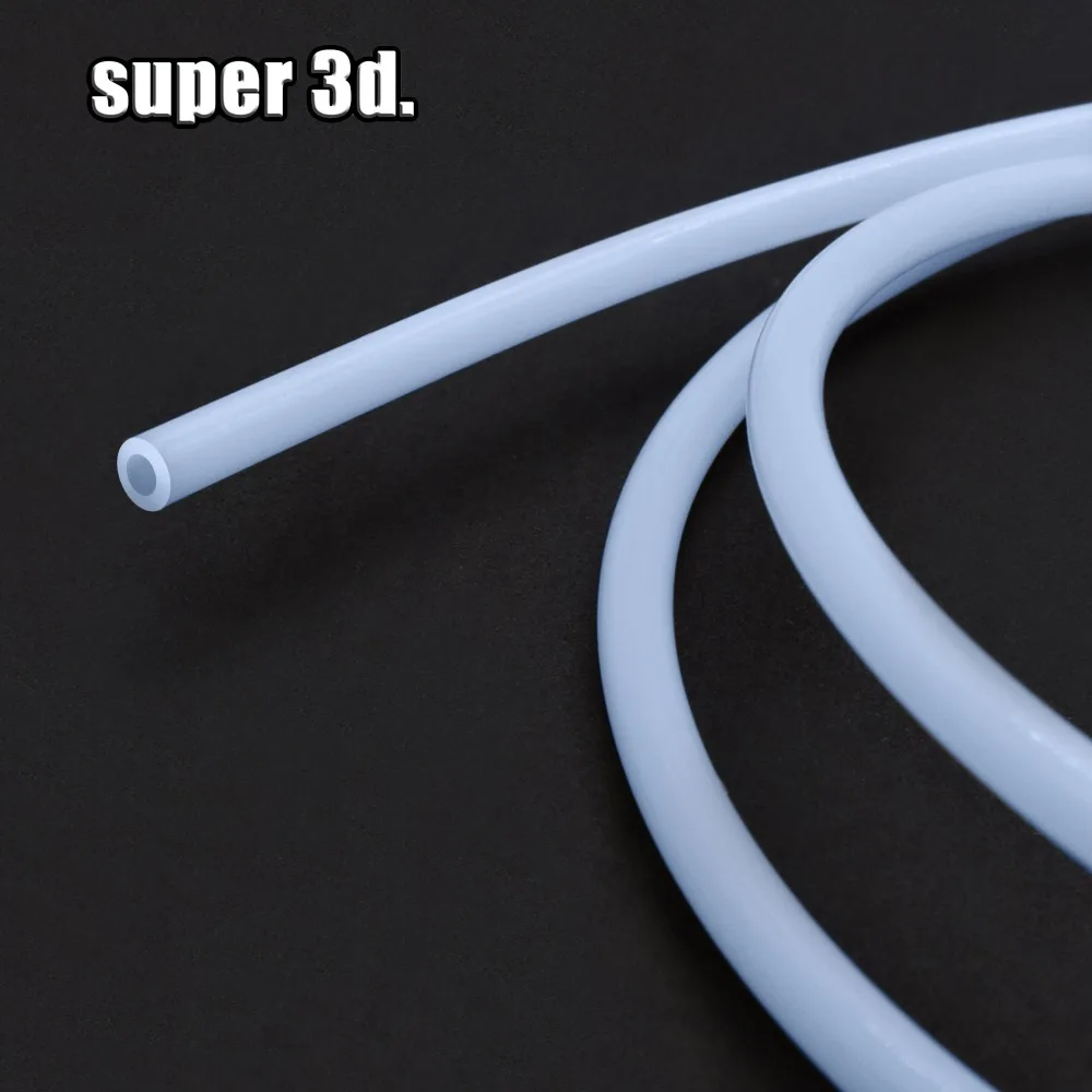 3D Printer Part 1Meter Bowden Extruder PTFE Tube Pipe for J-Head Hotend V5 V6 1.75mm /3mm Filament ID 2mm OD 4mm