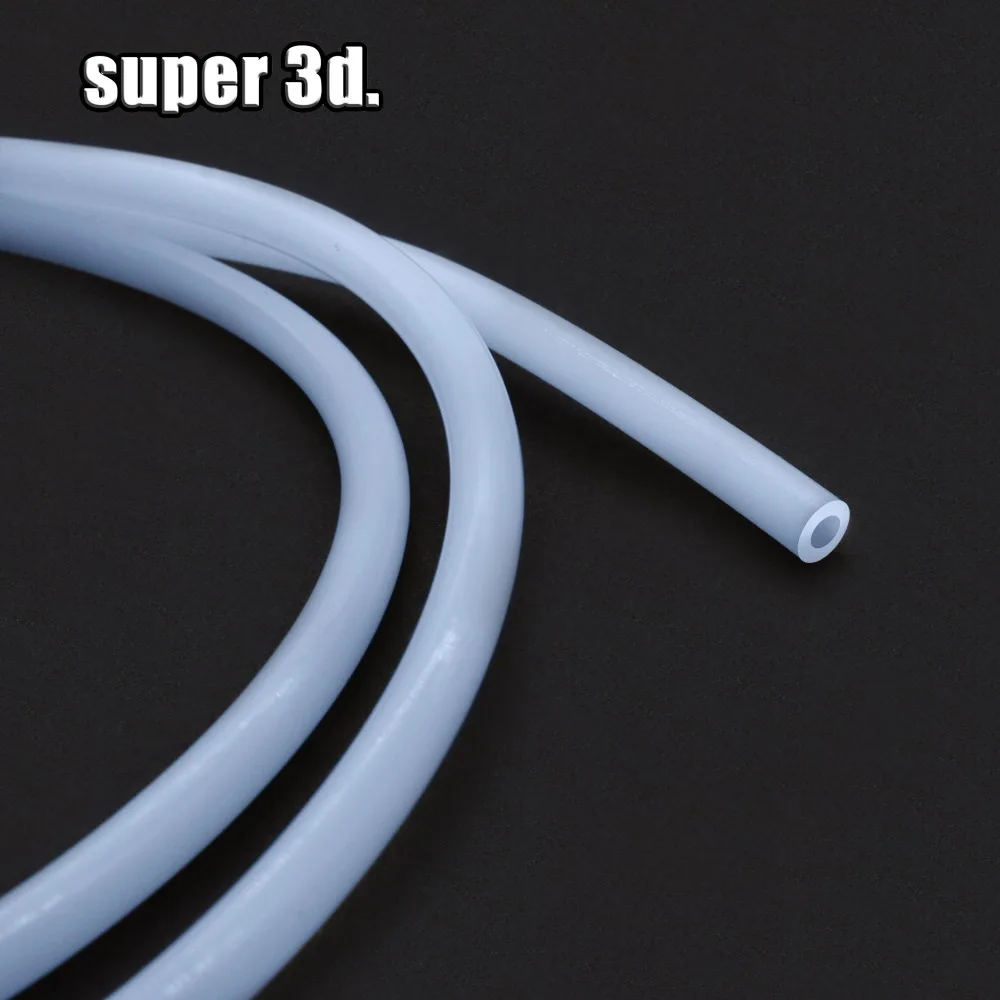 3D Printer Part 1Meter Bowden Extruder PTFE Tube Pipe for J-Head Hotend V5 V6 1.75mm /3mm Filament ID 2mm OD 4mm