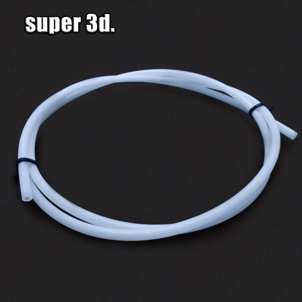 3D Printer Part 1Meter Bowden Extruder PTFE Tube Pipe for J-Head Hotend V5 V6 1.75mm /3mm Filament ID 2mm OD 4mm