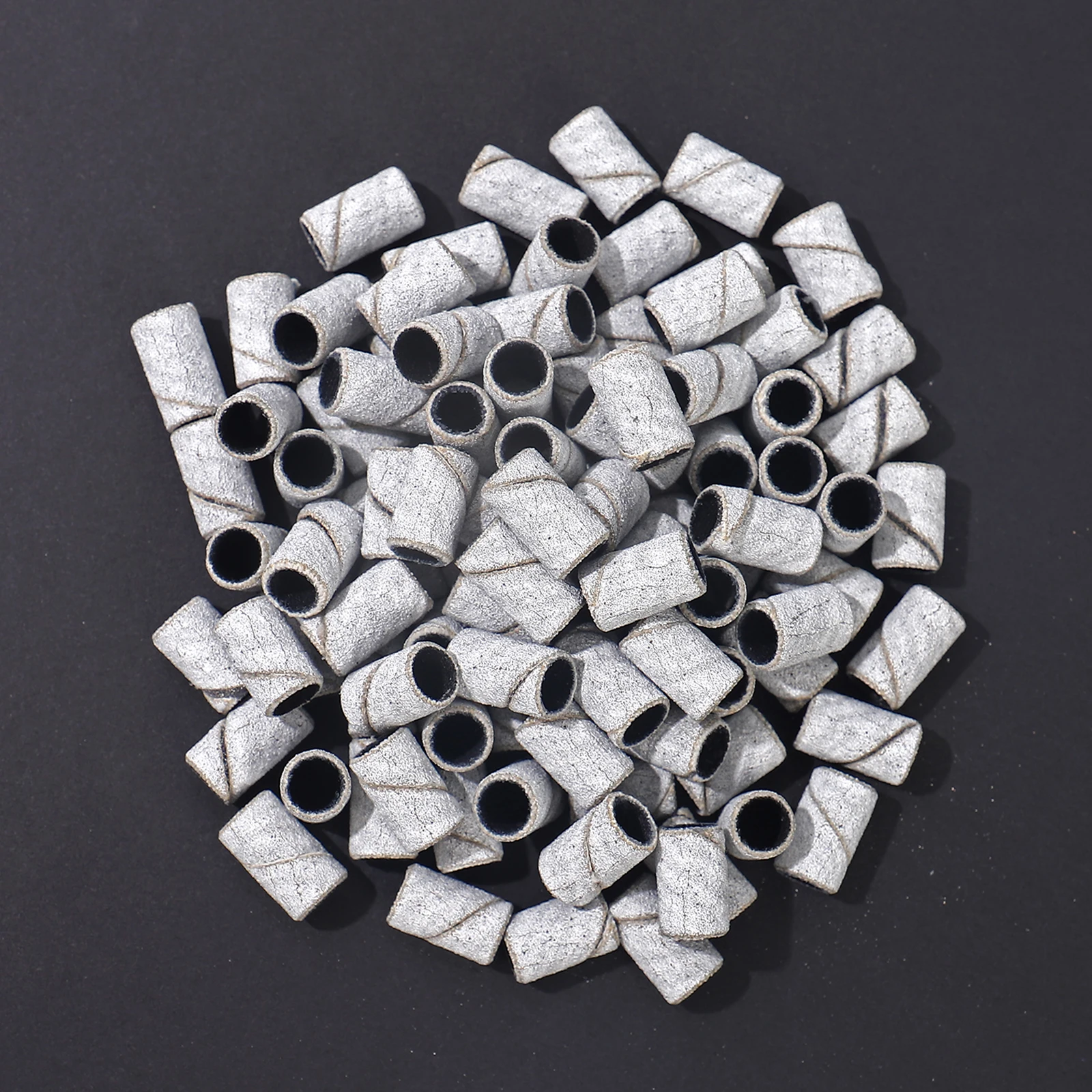 80#150#240# Zebra Sanding Bands Machine Nail Drill Bits Foot Care Polishing Manicure Gel Polish Remover Replacement Tools Cutter