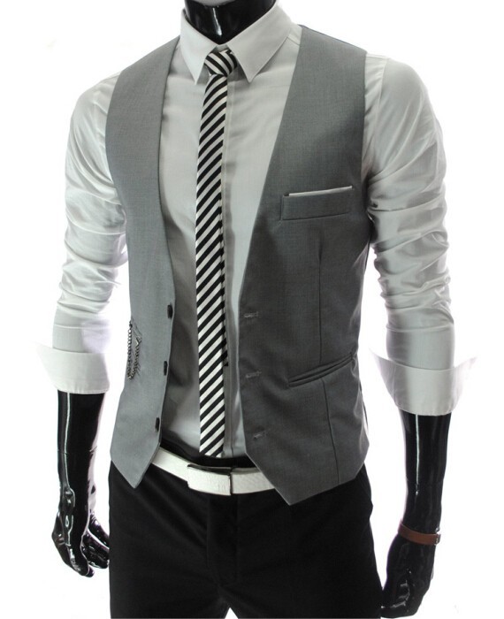 M-7XL 2026 New Dress Vests For Men Slim Fit Mens Suit Vest Male Waistcoat Gilet Homme Casual Sleeveless Formal Business Jacket
