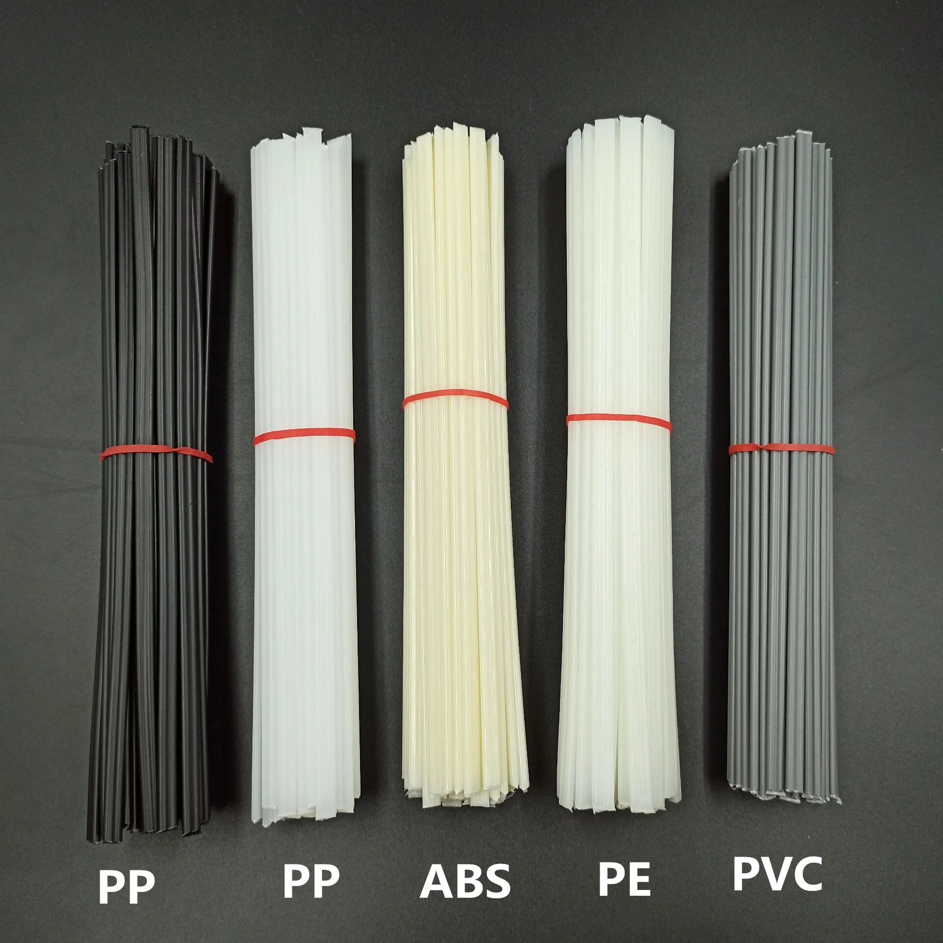 5/10/20Pcs Plastic Welding Rods ABS/PP/PVC/PE Welding Sticks 5x2mm for Plastic Welder Gun Bumper Repair Welding Supplies 20CM