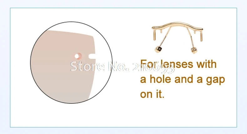 10pcs glasses nose pad arm metal rimless optical frame bridge nose pad holder eyewear accessory eyeglasses bridge Black Gold