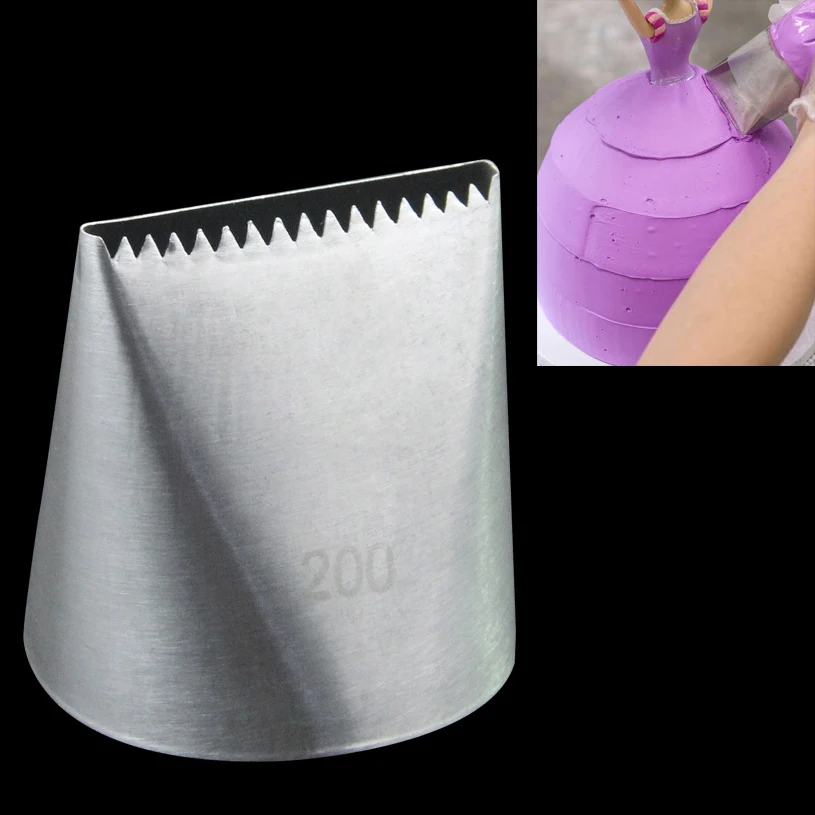 200# Extra Large Icing Piping Nozzles Cake Decorating Pastry Tip Sets Fondant Cake Tools