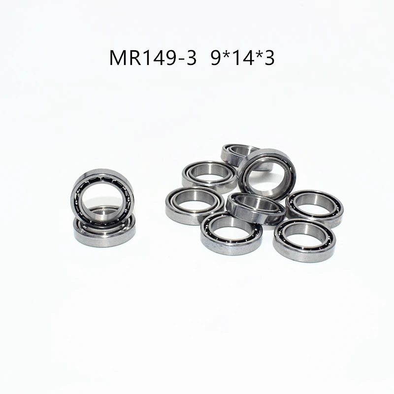 10pcs Miniature Metal Sealed Chrome Steel Bearings MR62ZZ MR72ZZ MR83ZZ MR93ZZ MR94ZZ MR104ZZ MR115ZZ MR126ZZ