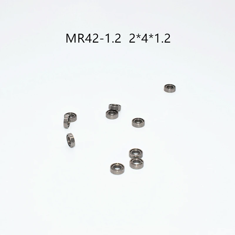 10pcs Miniature Metal Sealed Chrome Steel Bearings MR62ZZ MR72ZZ MR83ZZ MR93ZZ MR94ZZ MR104ZZ MR115ZZ MR126ZZ