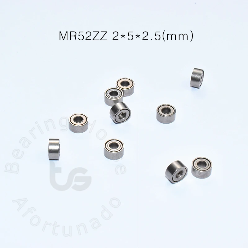10pcs Miniature Metal Sealed Chrome Steel Bearings MR62ZZ MR72ZZ MR83ZZ MR93ZZ MR94ZZ MR104ZZ MR115ZZ MR126ZZ