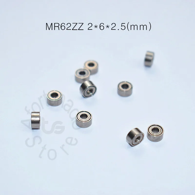 10pcs Miniature Metal Sealed Chrome Steel Bearings MR62ZZ MR72ZZ MR83ZZ MR93ZZ MR94ZZ MR104ZZ MR115ZZ MR126ZZ
