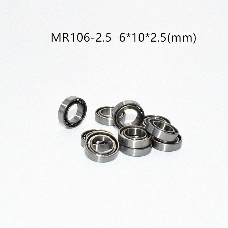 10pcs Miniature Metal Sealed Chrome Steel Bearings MR62ZZ MR72ZZ MR83ZZ MR93ZZ MR94ZZ MR104ZZ MR115ZZ MR126ZZ