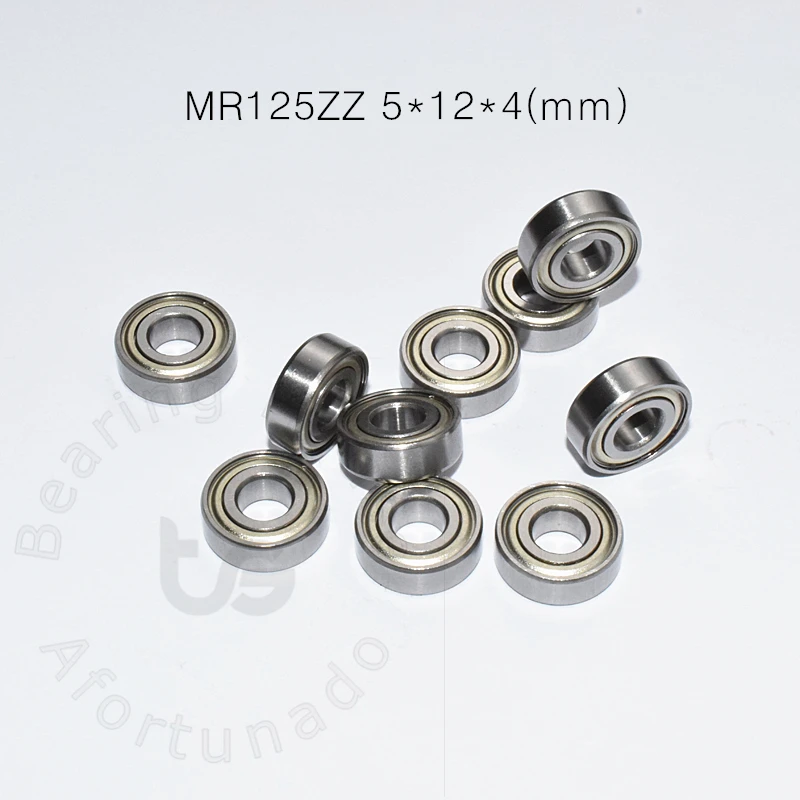 10pcs Miniature Metal Sealed Chrome Steel Bearings MR62ZZ MR72ZZ MR83ZZ MR93ZZ MR94ZZ MR104ZZ MR115ZZ MR126ZZ