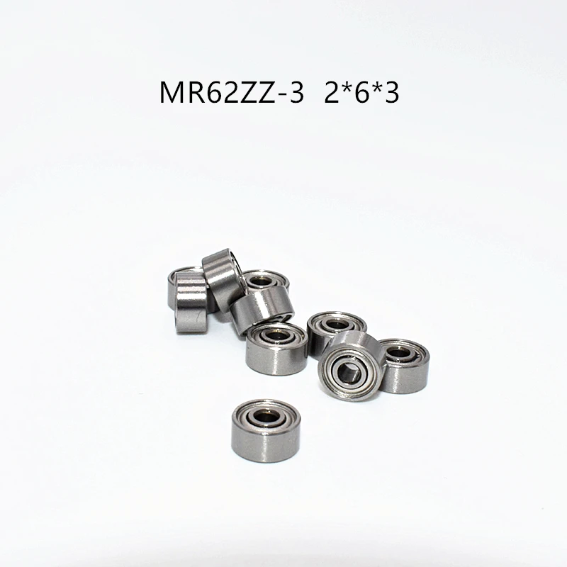10pcs Miniature Metal Sealed Chrome Steel Bearings MR62ZZ MR72ZZ MR83ZZ MR93ZZ MR94ZZ MR104ZZ MR115ZZ MR126ZZ