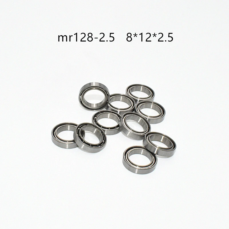 10pcs Miniature Metal Sealed Chrome Steel Bearings MR62ZZ MR72ZZ MR83ZZ MR93ZZ MR94ZZ MR104ZZ MR115ZZ MR126ZZ