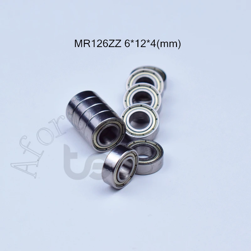 10pcs Miniature Metal Sealed Chrome Steel Bearings MR62ZZ MR72ZZ MR83ZZ MR93ZZ MR94ZZ MR104ZZ MR115ZZ MR126ZZ