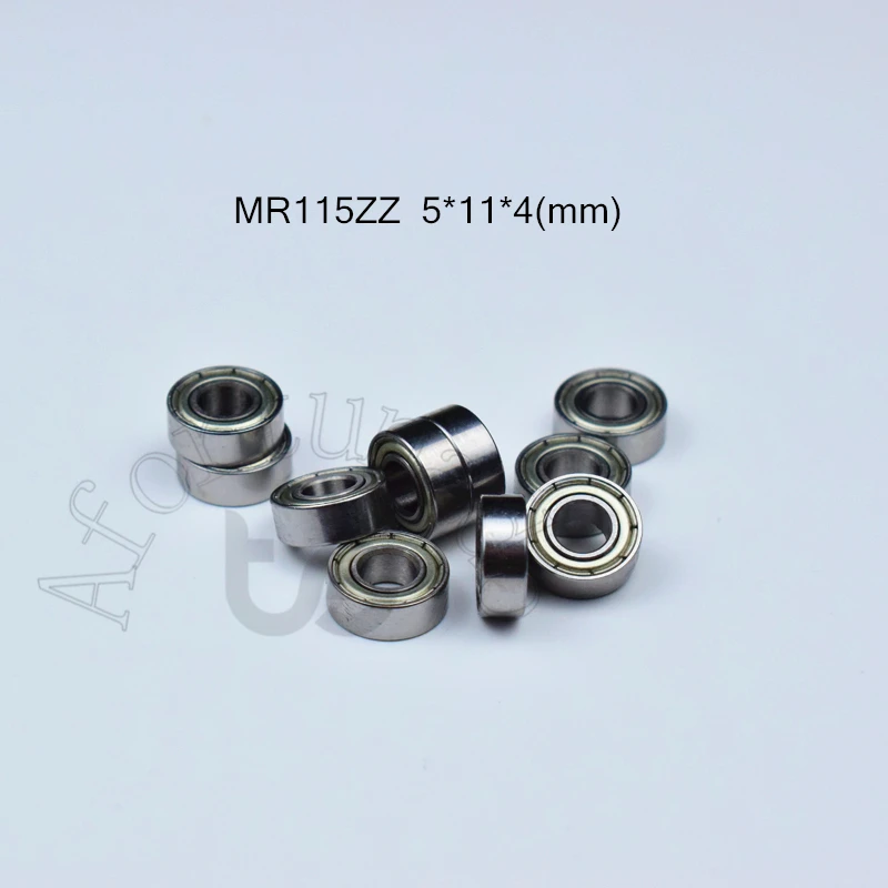 10pcs Miniature Metal Sealed Chrome Steel Bearings MR62ZZ MR72ZZ MR83ZZ MR93ZZ MR94ZZ MR104ZZ MR115ZZ MR126ZZ