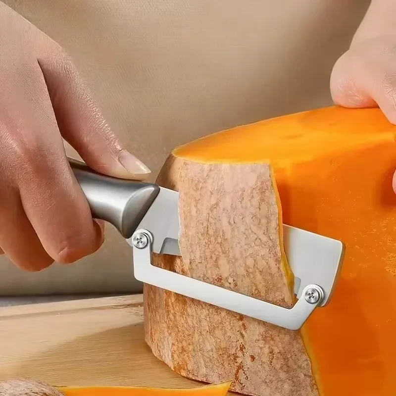 1PC Stainless Steel Flat Edge Peeler Potato Peeler Slicer Knife Watermelon/Melon Grater Kitchen Multi-Purpose Tool​