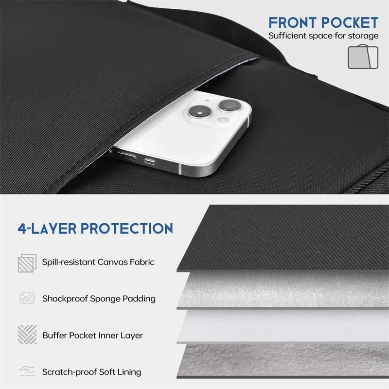 Waterproof Carrying Handle Bag Laptop Case for Macbook Neo 13 2026 Pro 16 15 14 12 Inch M4 M3 M5 Chip Mac Book Air Sleeve Cover