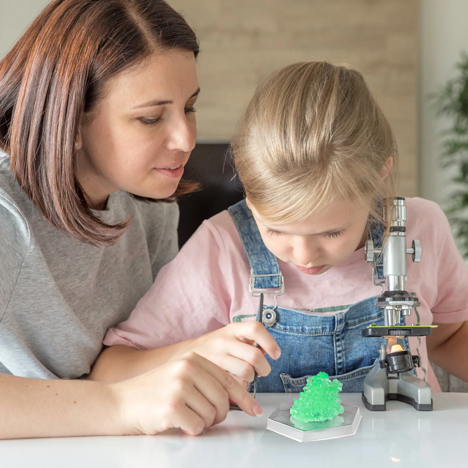 Crystal planting DIY scientific experiment set, fun parent-child communication, chemical experiment, crystallization principle