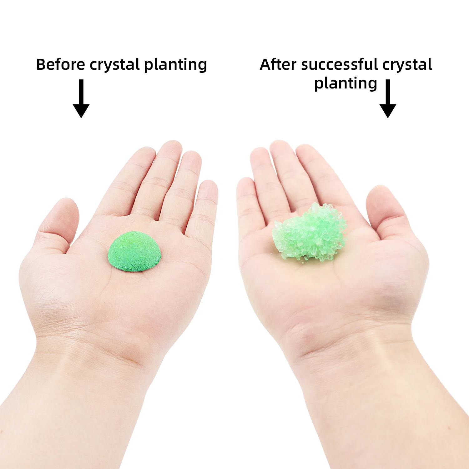 Crystal planting DIY scientific experiment set, fun parent-child communication, chemical experiment, crystallization principle