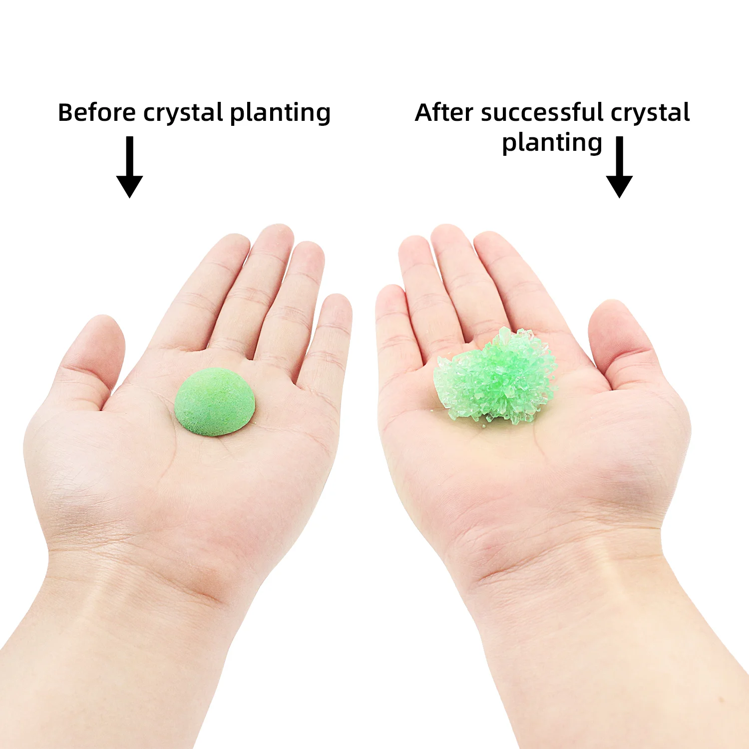 Crystal planting DIY scientific experiment set, fun parent-child communication, chemical experiment, crystallization principle