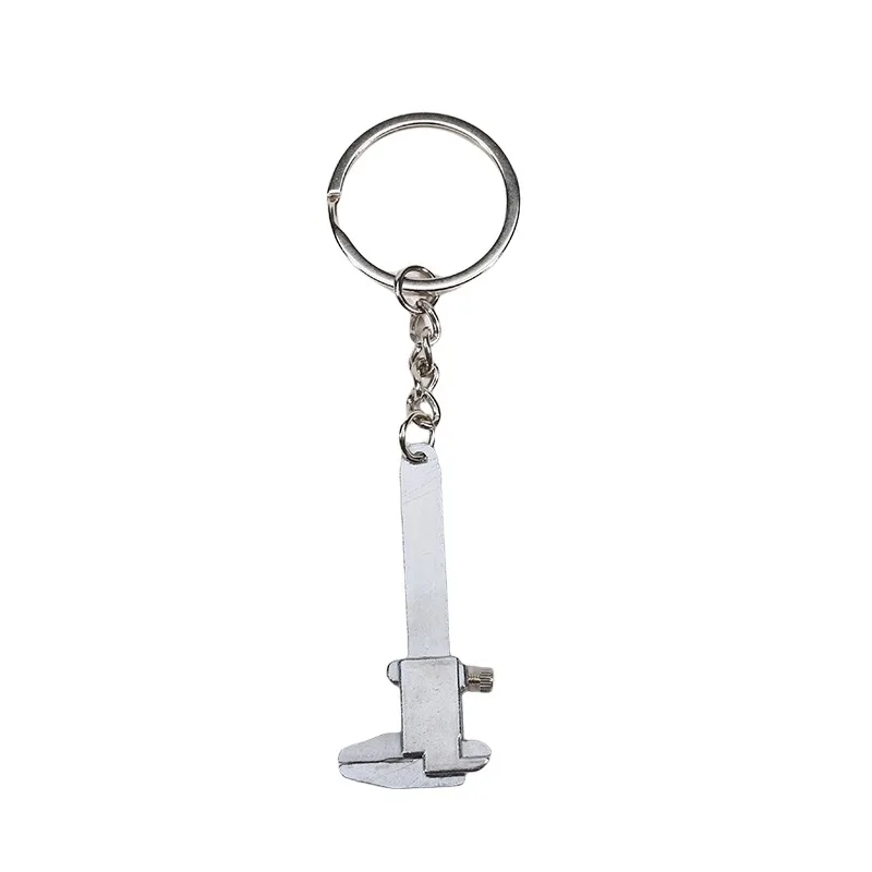 Fashion Creative Vernier Caliper Keychain For Man Woman Jewelry Accessories Christmas Gift Portable Gadget Model Tool Keychain