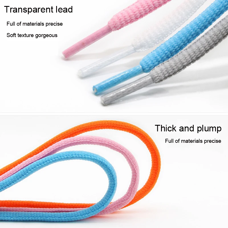 Oval Sneakers Shoe Laces Semicircle Sports Shoelaces Classic Round Shoelace Adult Unisex Woven Casual Boots Laces Shoestrings