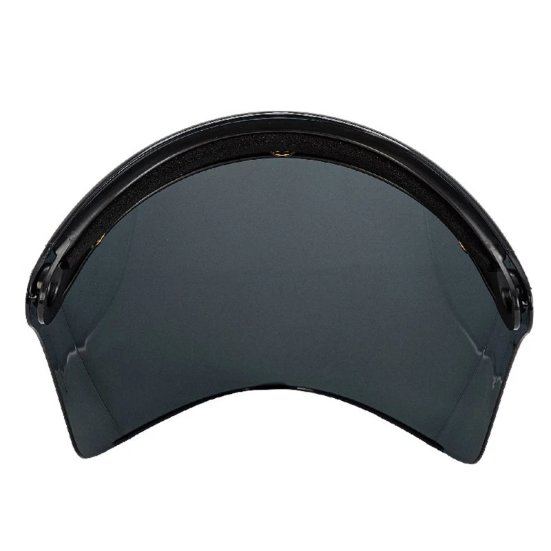 Universal 3-Snap Open Face Helmet Visor 3/4 Helmet Visor for Scratch Resistant UV Protected