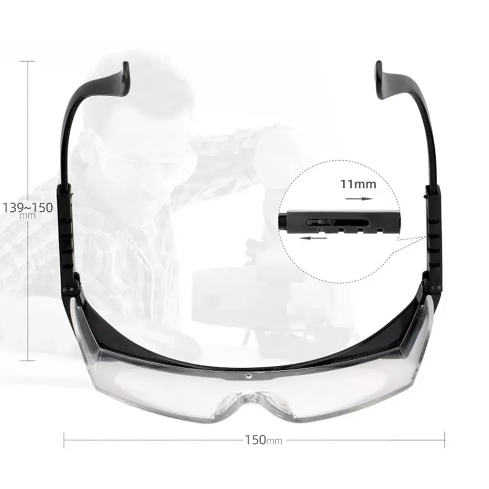 12pcs Anti-Splash Work Safety Glasses Eye Protecting Lab Goggles Protective Industrial Wind Dust Proof Goggles Cycling Glasse