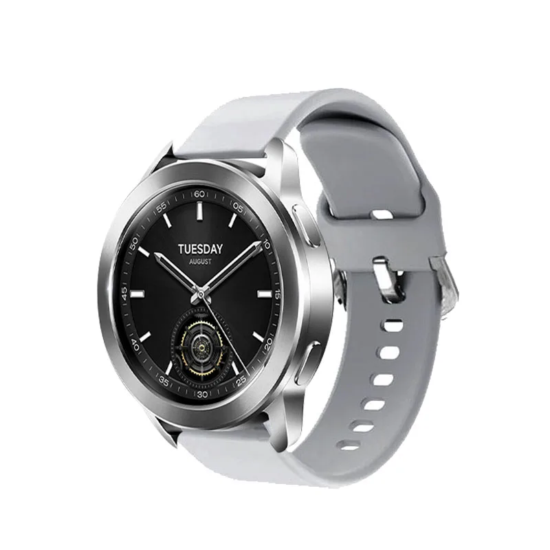22mm Silicone Watch Strap for Xiaomi Watch S3 S1 Pro/Active/Watch Color 2 Replacement Bracelet for Mi Watch S2/2 Pro Band Correa
