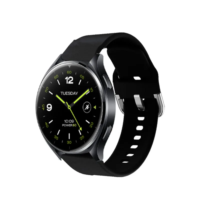 22mm Silicone Watch Strap for Xiaomi Watch S3 S1 Pro/Active/Watch Color 2 Replacement Bracelet for Mi Watch S2/2 Pro Band Correa