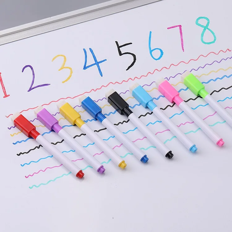 8PCS Erasable Whiteboard Markers Board Marker School Supplies CSB03