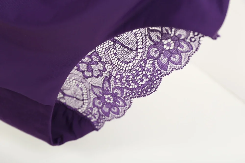 S-2XL!!! Seamless Low-Rise Lace Panties for Women, Breathable Cotton Underwear, Hollow, Splicing, Girls' Sexy Briefs