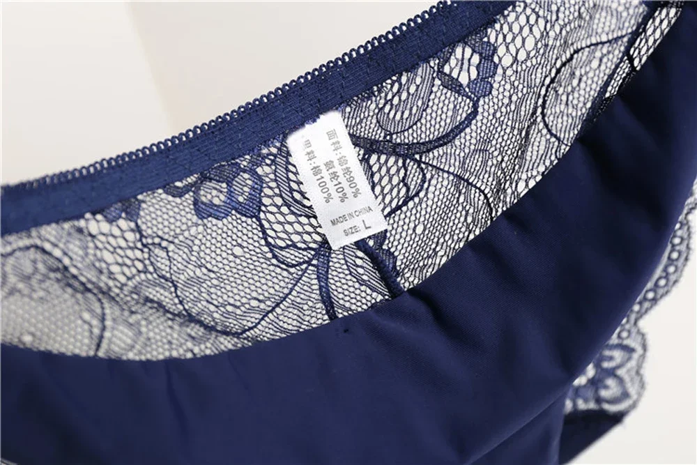 S-2XL!!! Seamless Low-Rise Lace Panties for Women, Breathable Cotton Underwear, Hollow, Splicing, Girls' Sexy Briefs