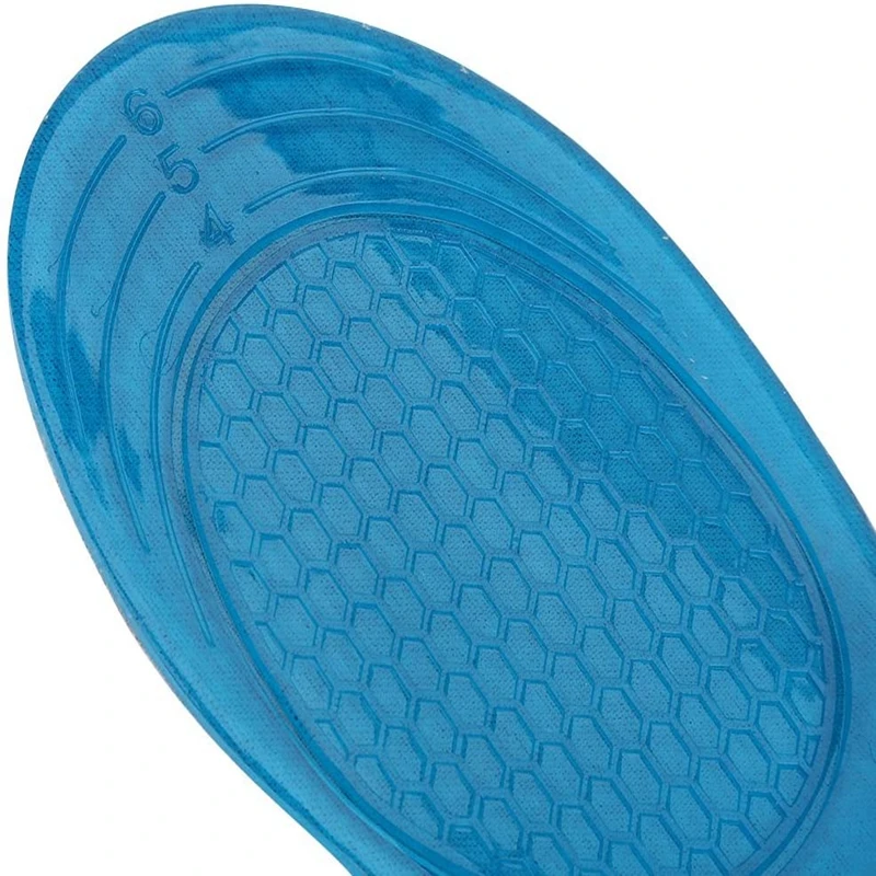 1Pair Silicone Insoles for Shoes Orthotic Arch Support Insole Soft Shoe Inserts Sport Anti-slip Template For Man Women Shoe Sole