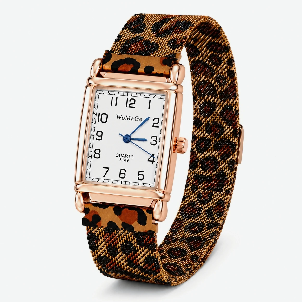 New Watches for Women Square Rose Gold Wrist Watches Fashion Leather Brand Watches Ladies Quartz Watch Clock Montre Femme