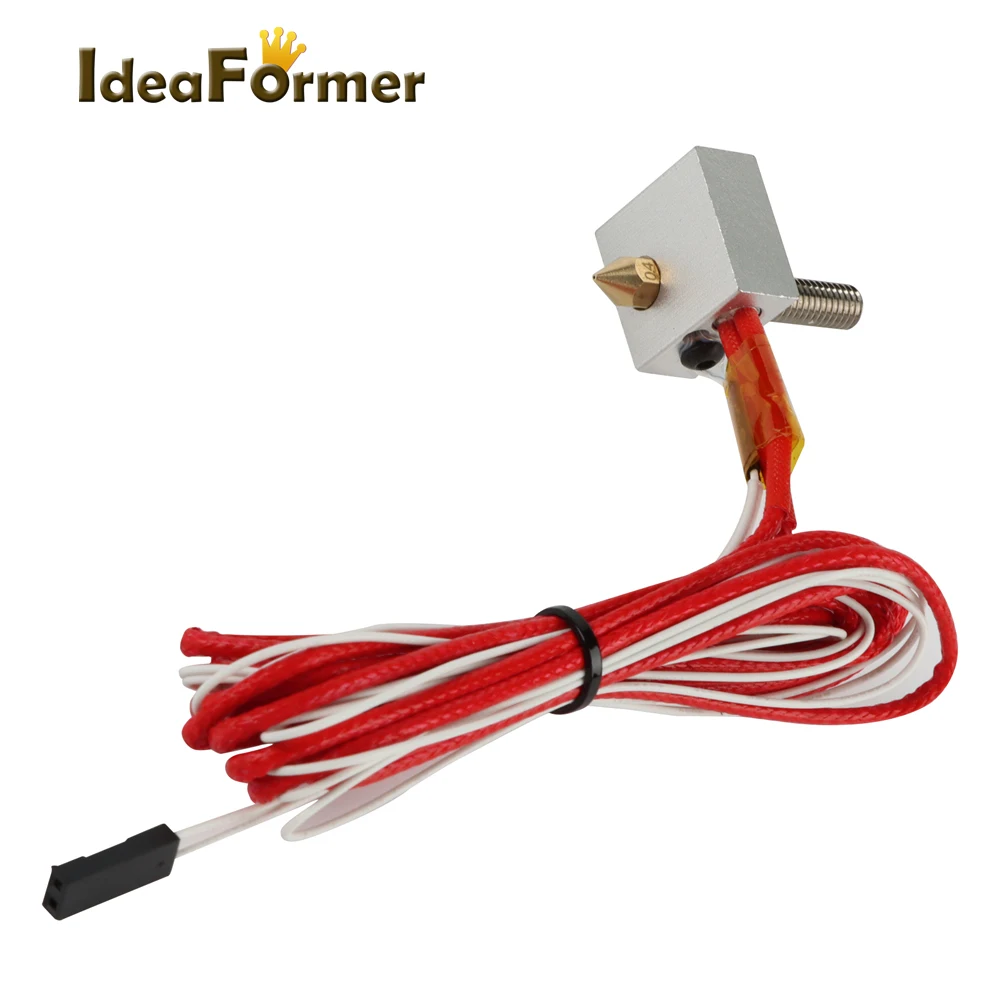 3D Printer MK8 Hotend 12V 24V 40W Assembled Kit J-Head 0.4mm Nozzle 1.75mm Filament For Anet A2 A8 3D Printer Parts Universal