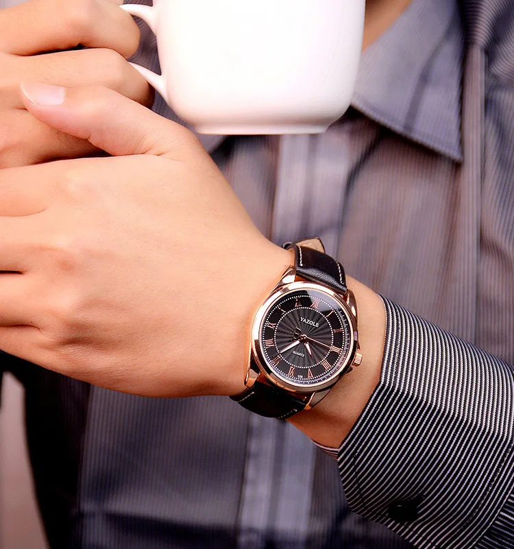 YAZOLE Quartz Watch Men Top Brand Luxury Watches Clock Wrist Watch Quartz-Watch Hodinky Relogio Masculino Erkek Kol Saati