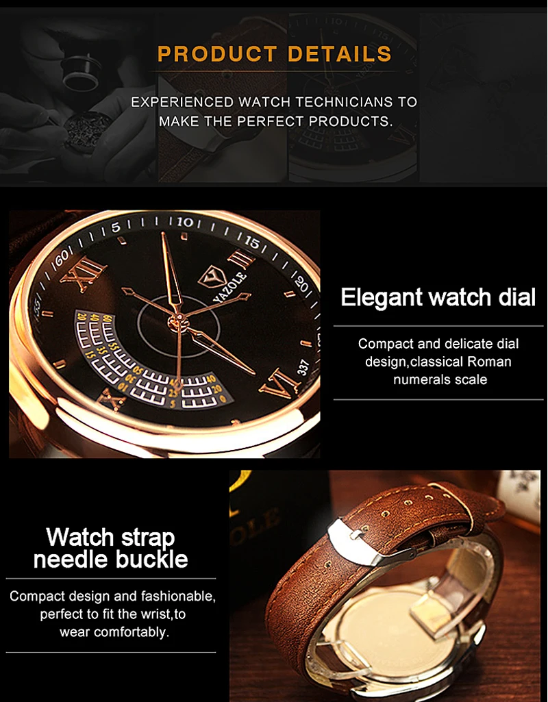 YAZOLE Quartz Watch Men Top Brand Luxury Watches Clock Wrist Watch Quartz-Watch Hodinky Relogio Masculino Erkek Kol Saati
