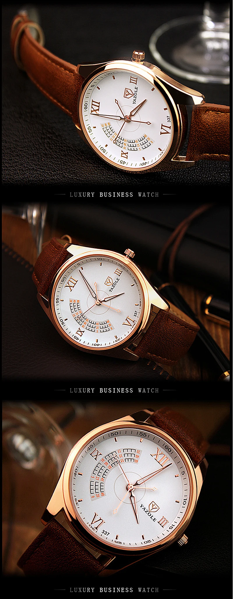 YAZOLE Quartz Watch Men Top Brand Luxury Watches Clock Wrist Watch Quartz-Watch Hodinky Relogio Masculino Erkek Kol Saati