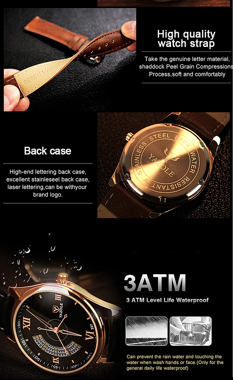 YAZOLE Quartz Watch Men Top Brand Luxury Watches Clock Wrist Watch Quartz-Watch Hodinky Relogio Masculino Erkek Kol Saati