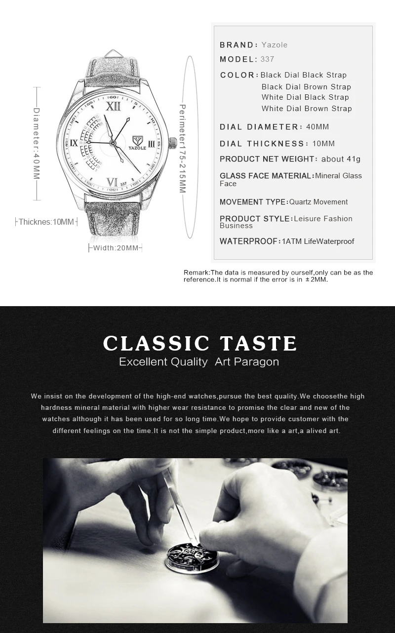 YAZOLE Quartz Watch Men Top Brand Luxury Watches Clock Wrist Watch Quartz-Watch Hodinky Relogio Masculino Erkek Kol Saati