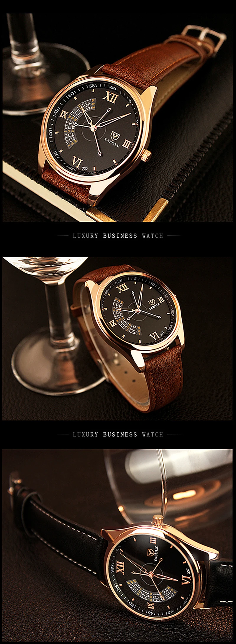 YAZOLE Quartz Watch Men Top Brand Luxury Watches Clock Wrist Watch Quartz-Watch Hodinky Relogio Masculino Erkek Kol Saati