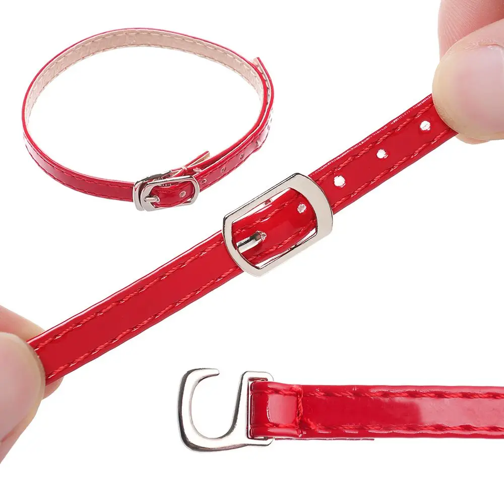 Women 1 Pair Shoelaces Adjustable Shoes Belt PU Leather Ankle Tie Strap Band for Locking High Heels Props Shoes Accessories
