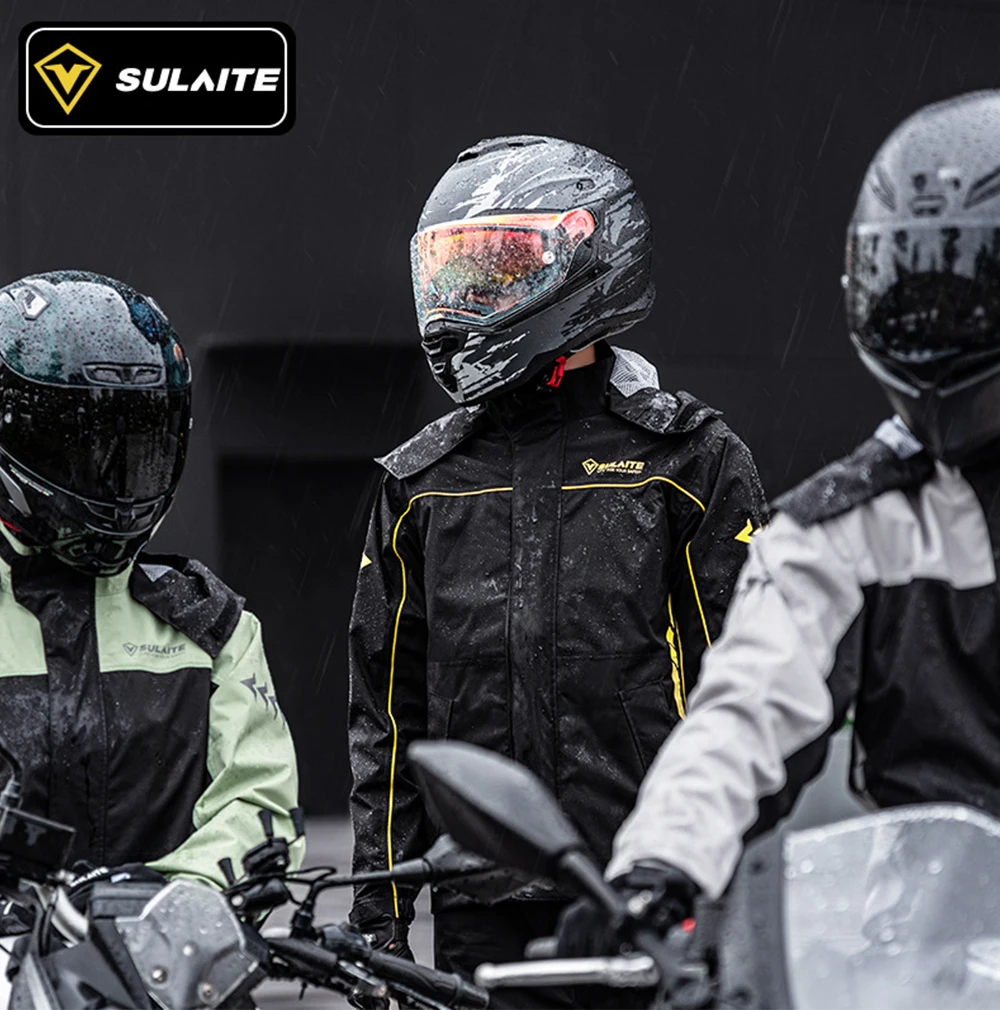 Motorcycle Raincoat Suit Rainstorm Prevention Jacket Pants Camping Hiking Fishing Raincoat Moto Raincoat Motorcyclist Rider Rain